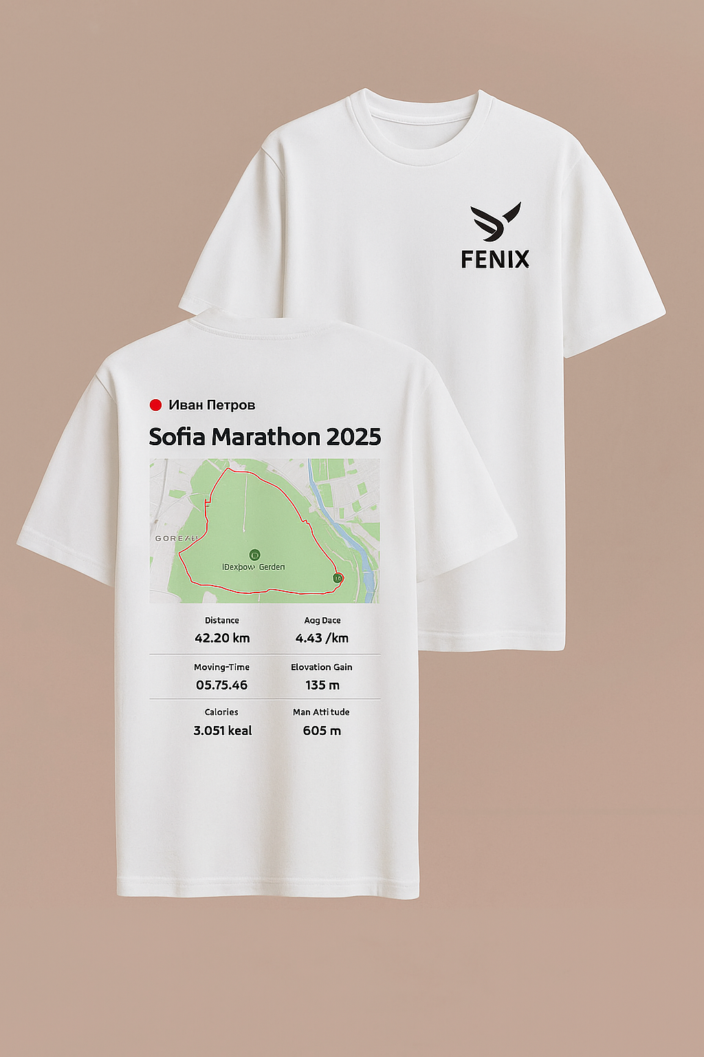 Personalized Strava T-shirt